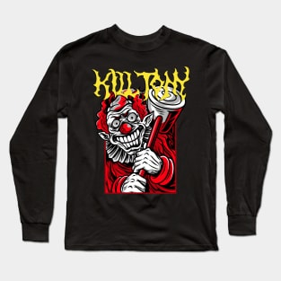 Kill Tony Podcast Death Clown Long Sleeve T-Shirt